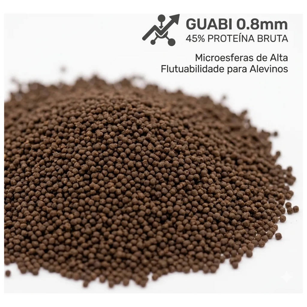 Ração 0,8 a 1,0mm 55% Proteína - Imagem 2