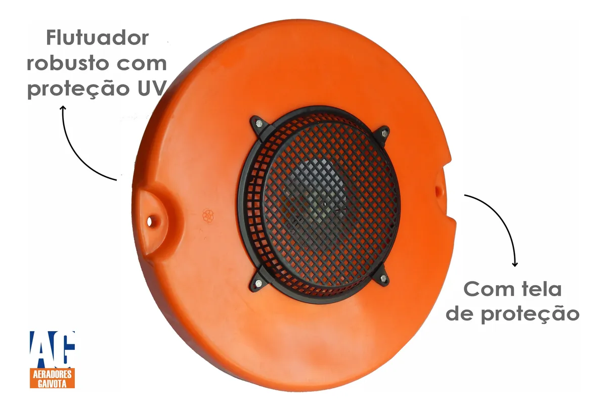 Aerador para Piscicultura Gaivota AG 580C 0,16cv - 1/6cv - Imagem 5